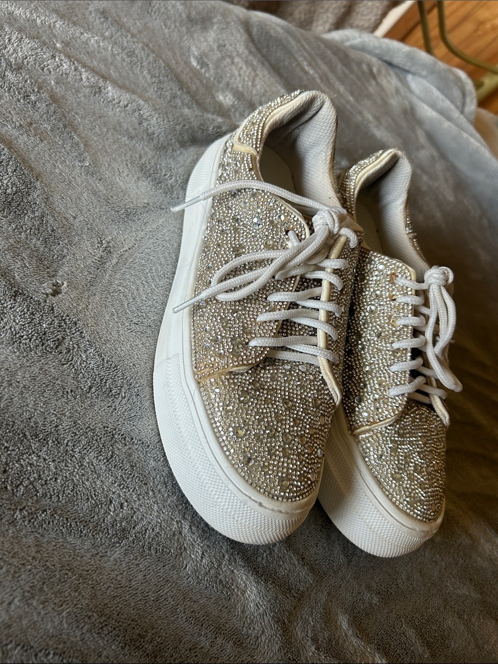 Hey Girl by Corky’s bedazzled sneakers